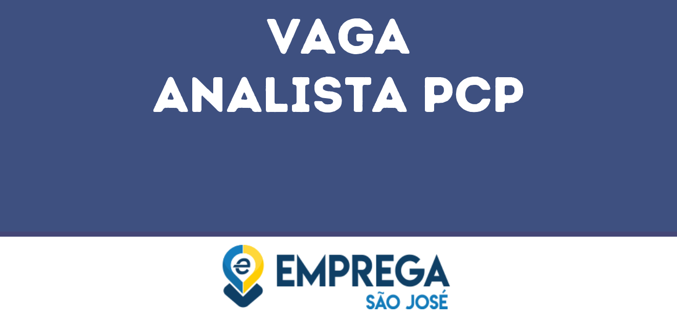 Analista Pcp-São José Dos Campos - Sp 39