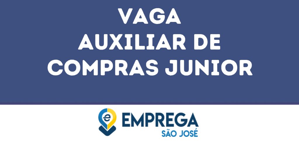 Auxiliar De Compras Junior-São José Dos Campos - Sp 1