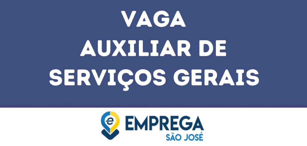 Auxiliar De Serviços Gerais-São José Dos Campos - Sp 1