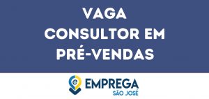 Consultor Em Pré-Vendas-São José Dos Campos - Sp 11