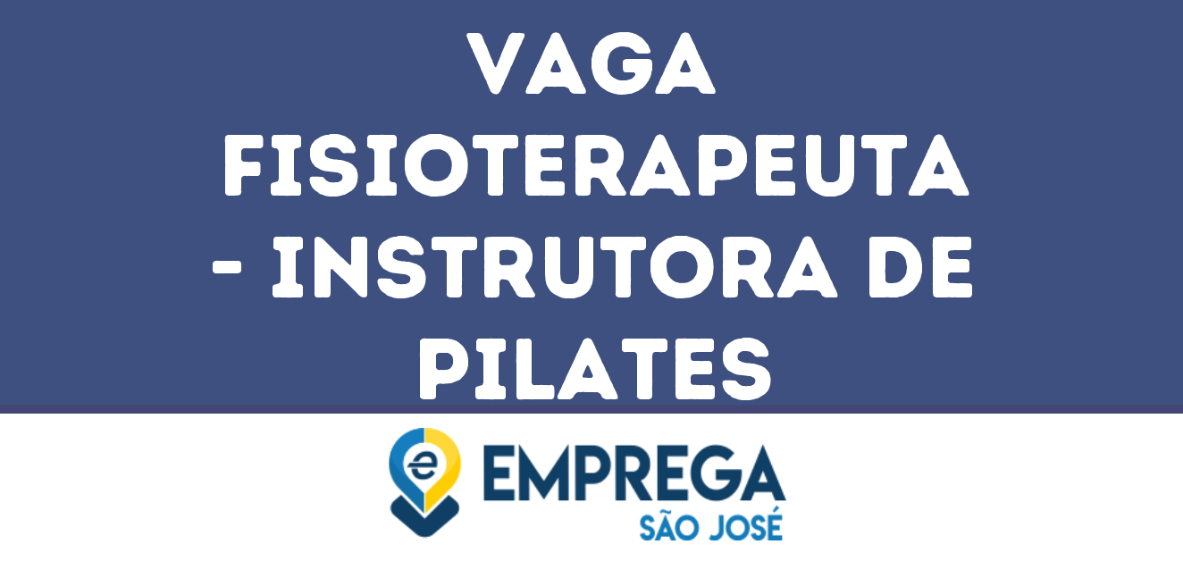 Fisioterapeuta - Instrutora De Pilates-Jacarei - Sp 45
