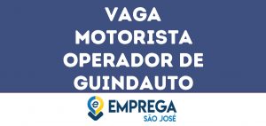 Motorista Operador De Guindauto-Jacarei - Sp 14