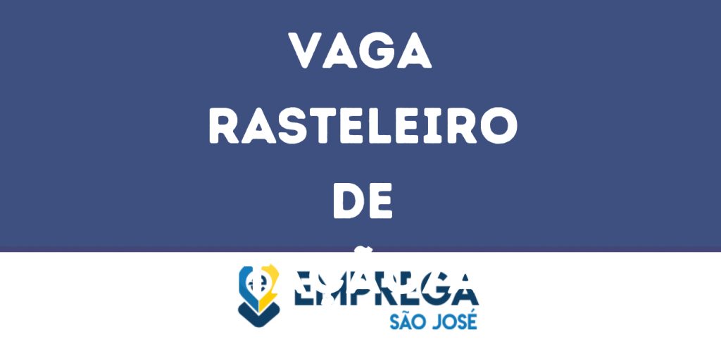 Rasteleiro De Pavimentação/Ajudante De Massa-São José Dos Campos - Sp 1 Rasteleiro De Pavimentação/Ajudante De Massa-São José Dos Campos - Sp 1