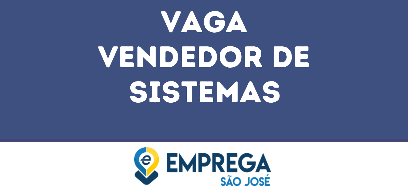 Vendedor De Sistemas-São José Dos Campos - Sp 1