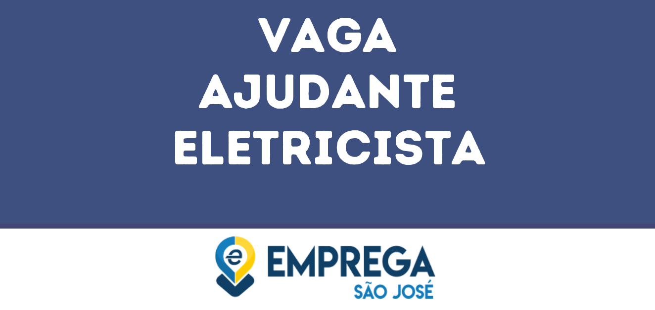 Ajudante Eletricista-São José Dos Campos - Sp 59