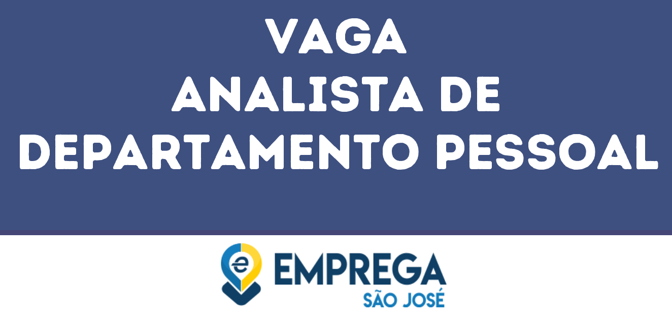 Analista De Departamento Pessoal-São José Dos Campos - Sp 149