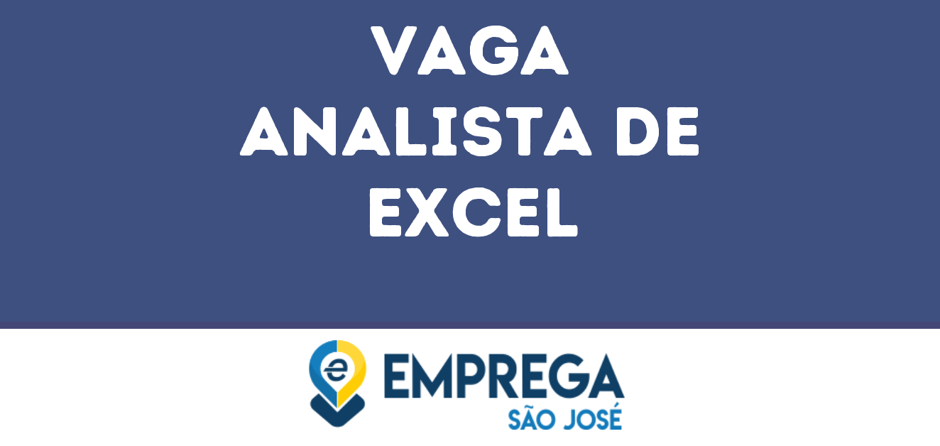 Analista De Excel-São José Dos Campos - Sp 1