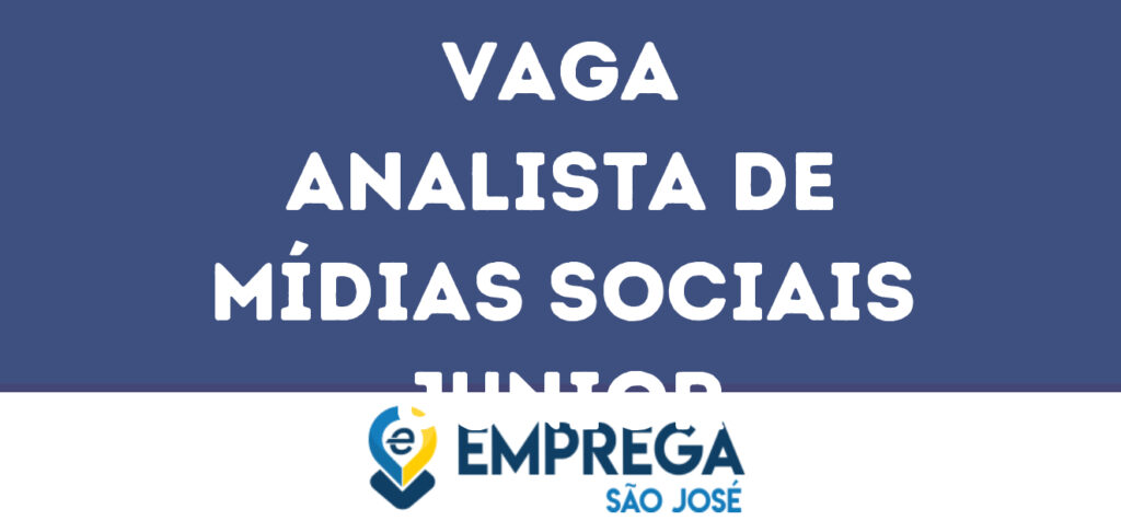 Analista De Mídias Sociais Junior-Jacarei - Sp 1