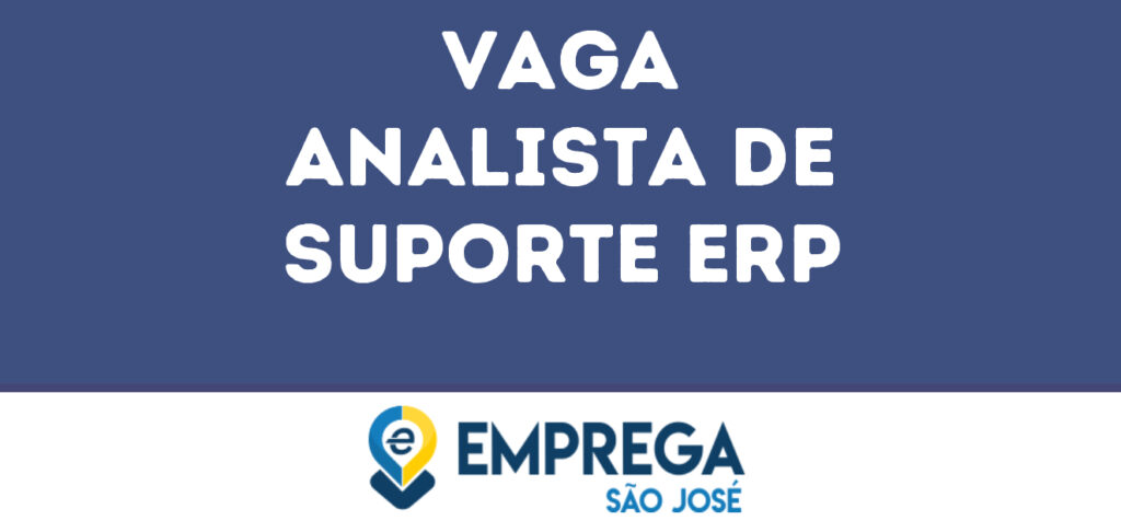 Analista De Suporte Erp-São José Dos Campos - Sp 1