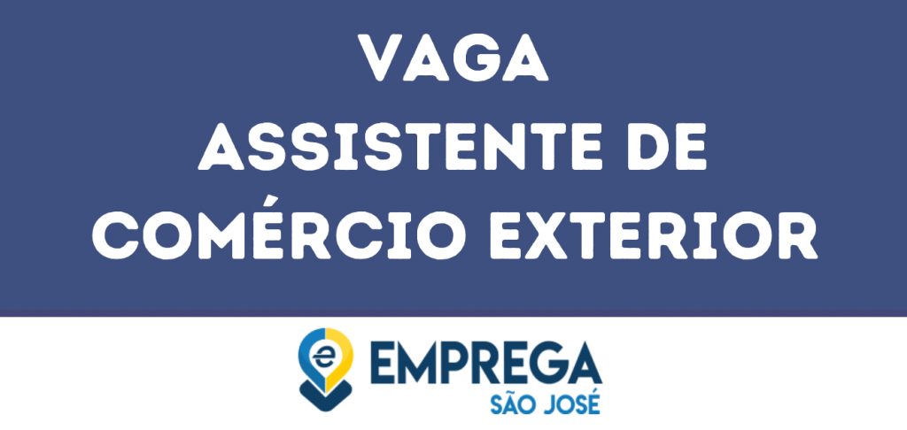 Assistente De Comércio Exterior-São José Dos Campos - Sp 1
