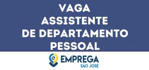 Assistente De Departamento Pessoal-Guararema - Sp 11
