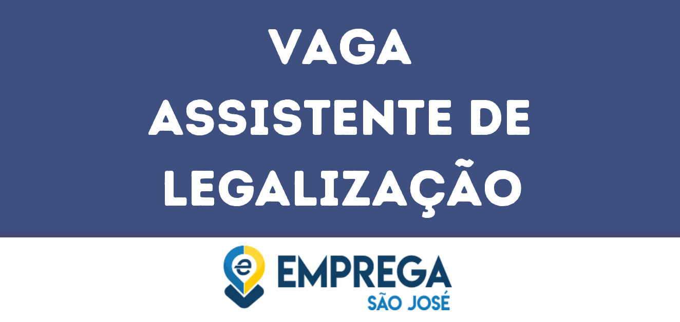 Assistente De Legalização-São José Dos Campos - Sp 137
