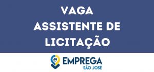 Assistente De Licitação-São José Dos Campos - Sp 3