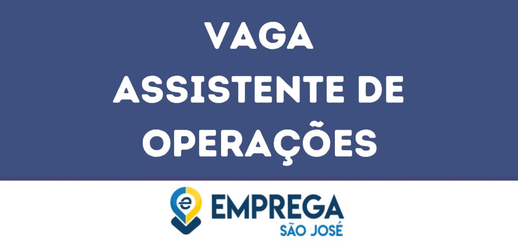 Assistente De Operações-Jacarei - Sp 1 Assistente De Operações-Jacarei - Sp 1