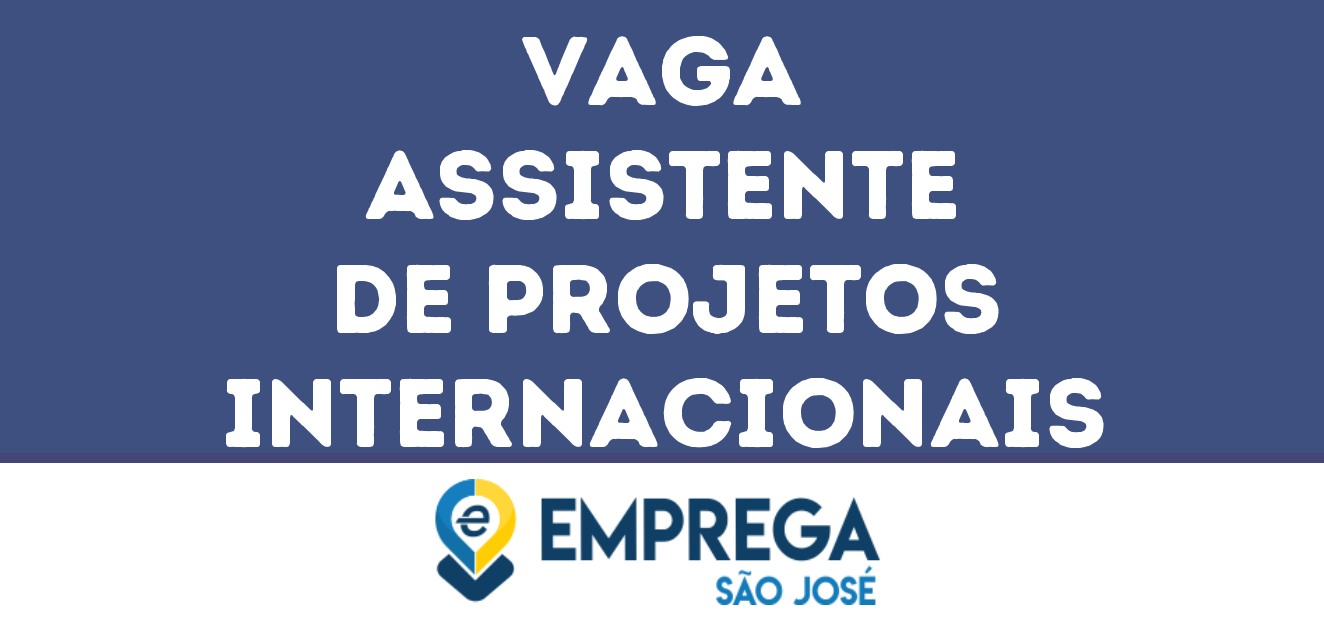 Assistente De Projetos Internacionais-São José Dos Campos - Sp 15