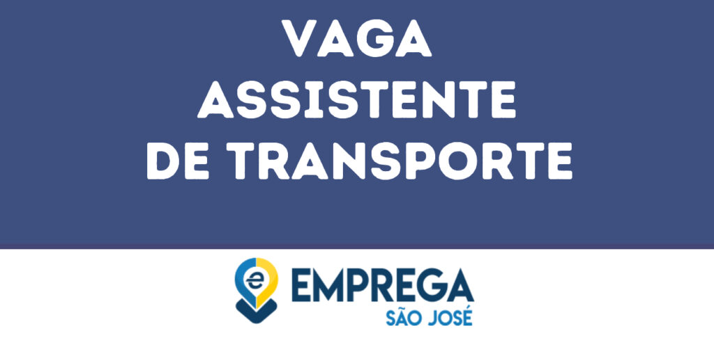 Assistente De Transporte-Jacarei - Sp 1