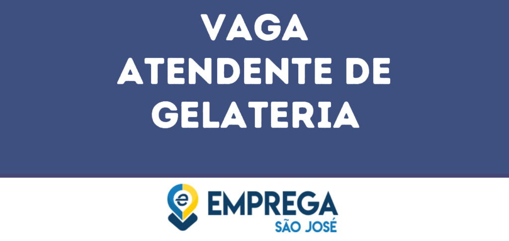 Atendente De Gelateria-São José Dos Campos - Sp 1