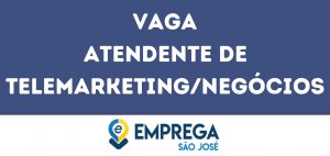 Atendente De Telemarketing/Negócios-São José Dos Campos - Sp 5