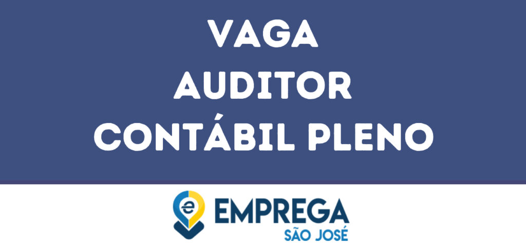 Auditor Contábil Pleno-São José Dos Campos - Sp 1 Auditor Contábil Pleno-São José Dos Campos - Sp 1