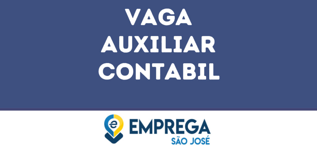 Auxiliar Contabil-São José Dos Campos - Sp 1 Auxiliar Contabil-São José Dos Campos - Sp 1