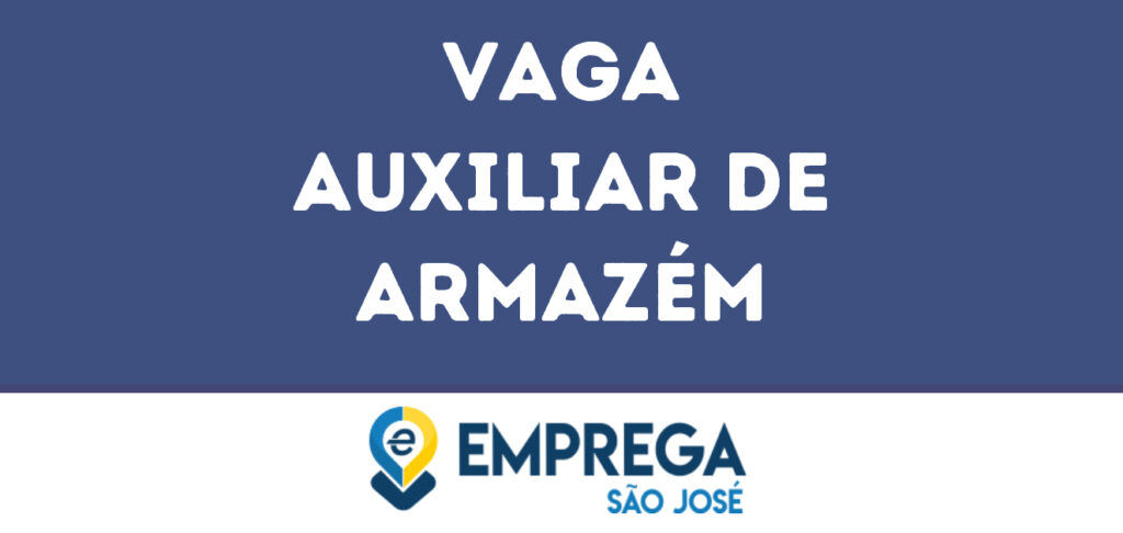 Auxiliar De Armazém-São José Dos Campos - Sp 1