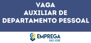 Auxiliar De Departamento Pessoal-São José Dos Campos - Sp 13