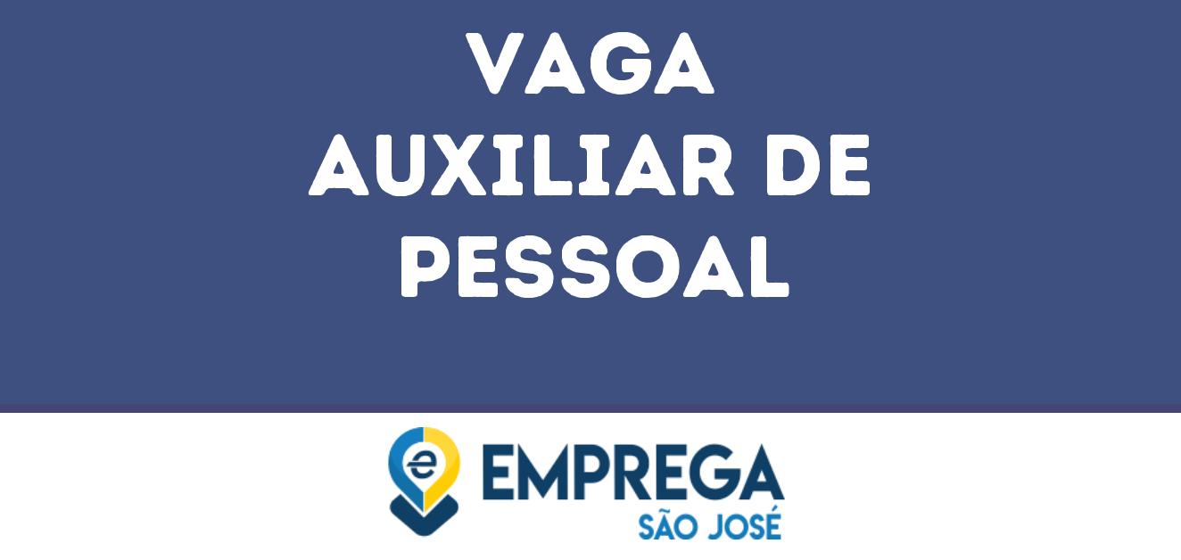 Auxiliar De Pessoal-São José Dos Campos - Sp 1
