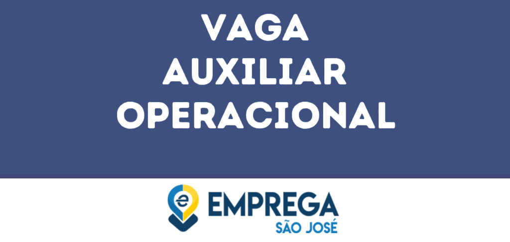 Auxiliar Operacional-Jacarei - Sp 1