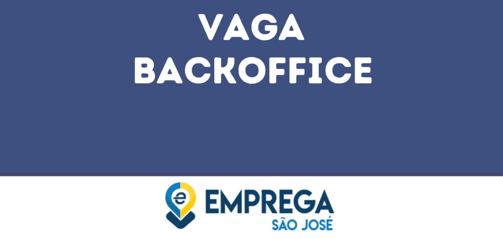 Backoffice-São José Dos Campos - Sp 1