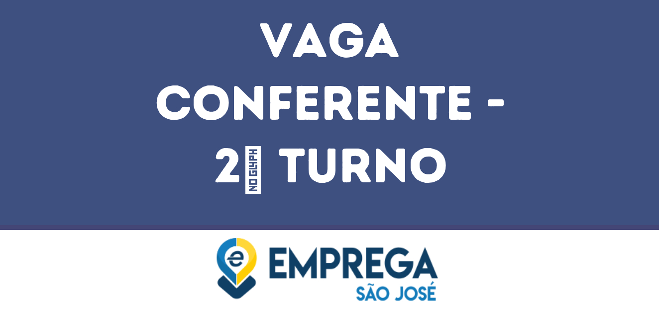 Conferente - 2º Turno -São José Dos Campos - Sp 127
