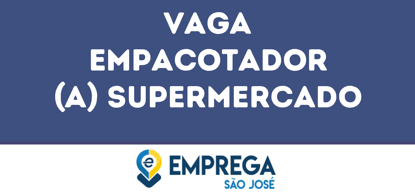 Empacotador (A) Supermercado-São José Dos Campos - Sp 25