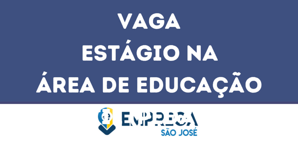 Estágio Na Área De Educação Infantil (Pedagogia)-São José Dos Campos - Sp 1