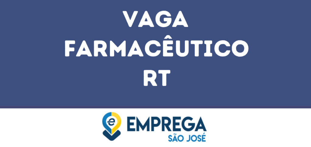 Farmacêutico Rt-São José Dos Campos - Sp 1