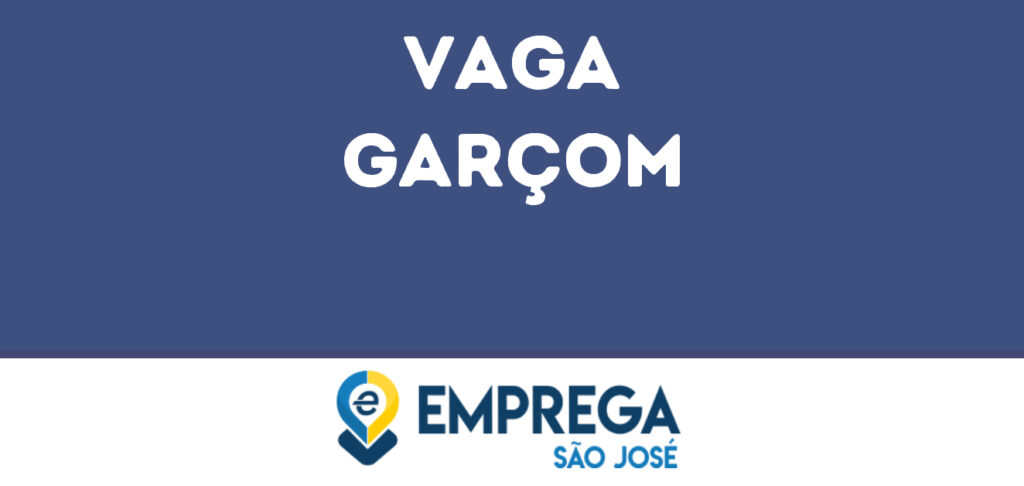 Garçom-São José Dos Campos - Sp 1
