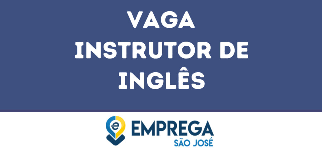 Instrutor De Inglês-São José Dos Campos - Sp 1