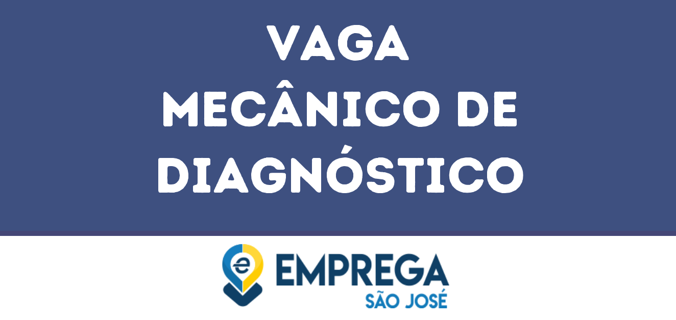 Mecânico De Diagnóstico-São José Dos Campos - Sp 81