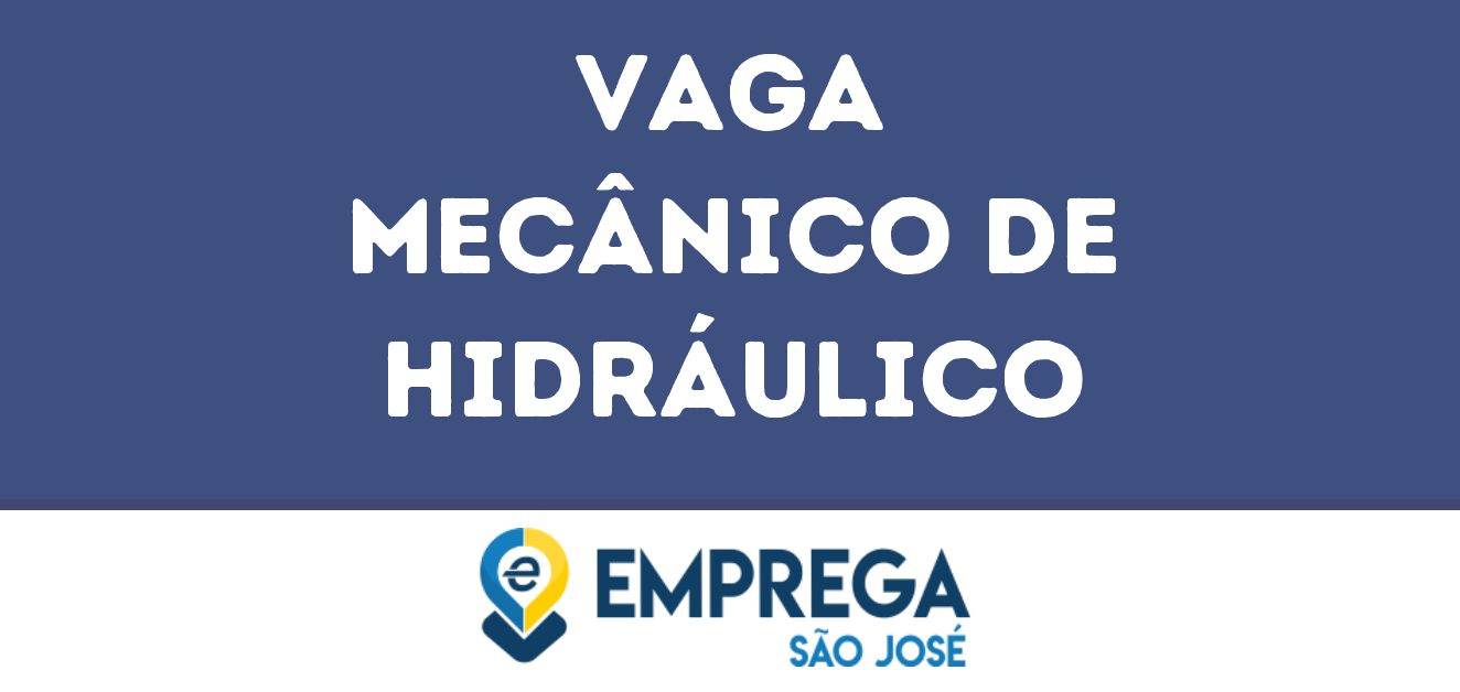 Mecânico De Hidráulico-São José Dos Campos - Sp 51