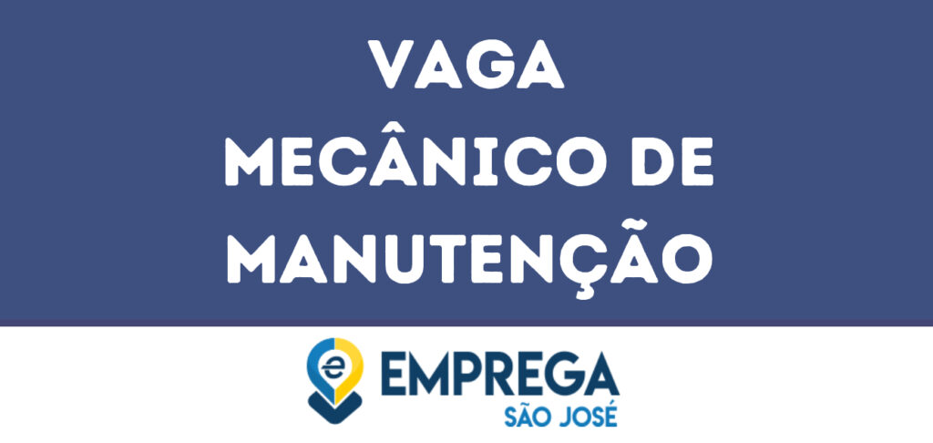 Mecânico De Manutenção-São José Dos Campos - Sp 1