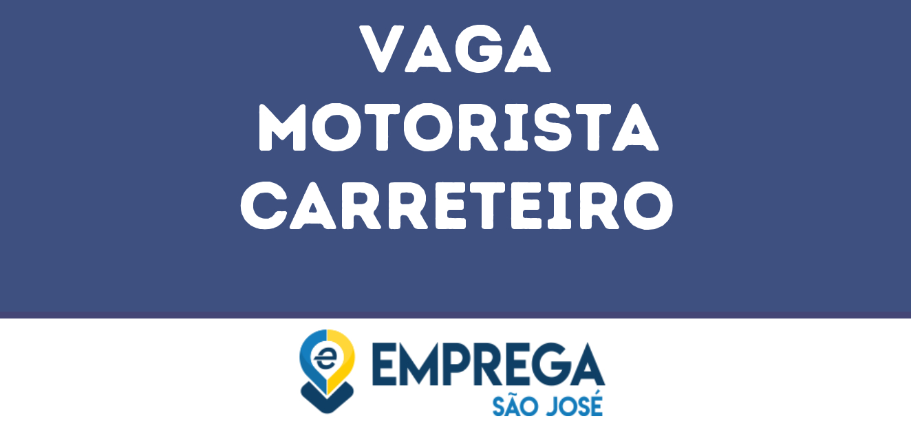 Motorista Carreteiro-São José Dos Campos - Sp 111