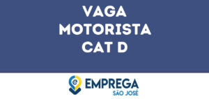 Motorista Cat D-Jacarei - Sp 11