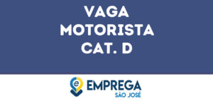 Motorista Cat. D-São José Dos Campos - Sp 10