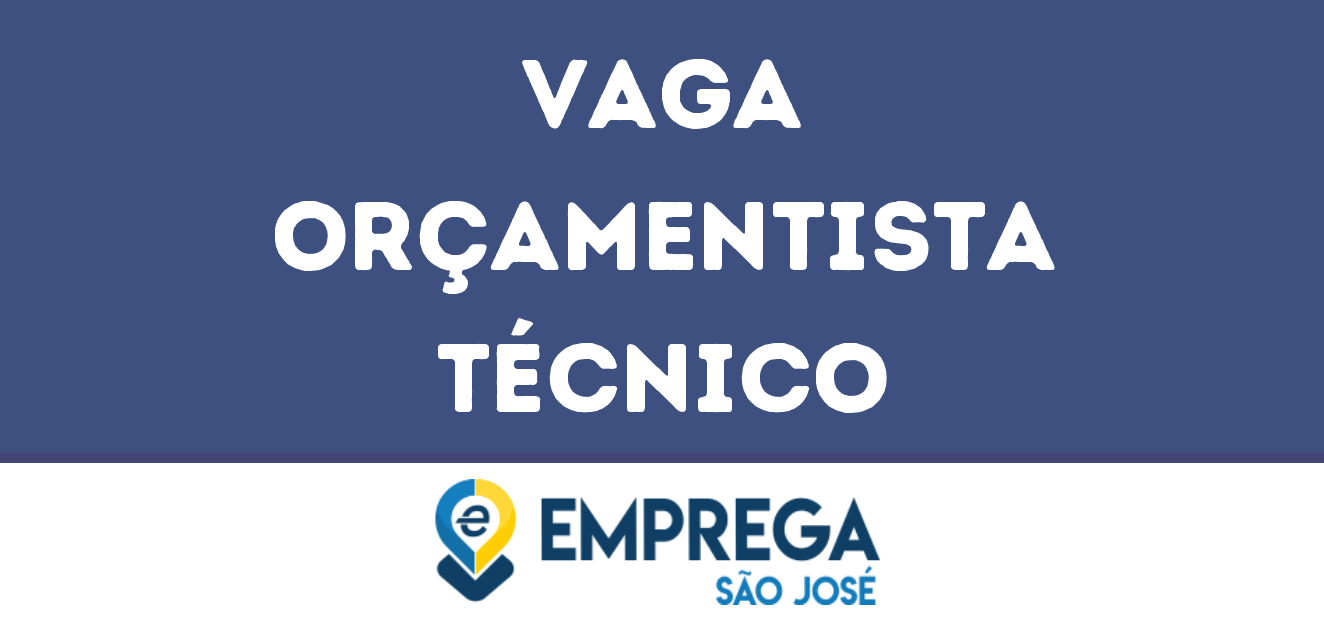 Orçamentista Técnico-São José Dos Campos - Sp 1