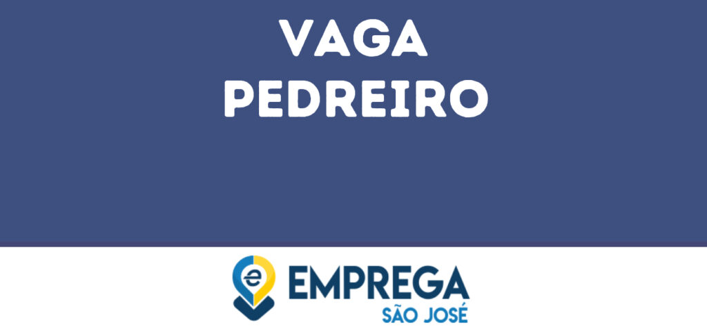 Pedreiro-São José Dos Campos - Sp 1