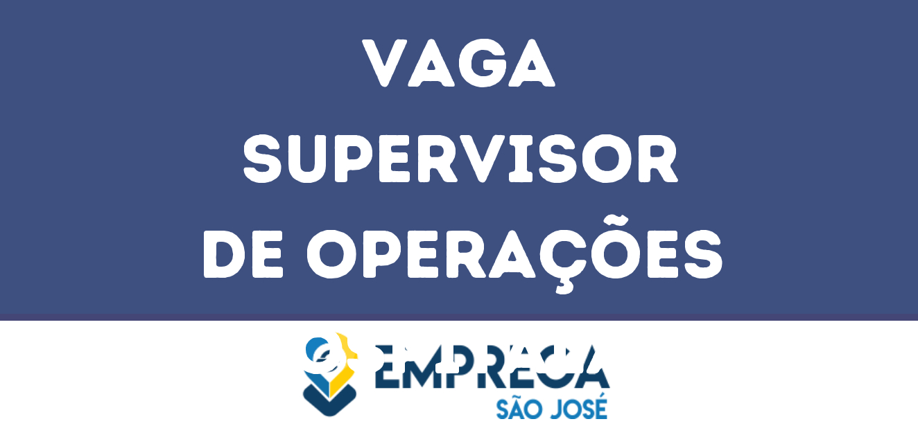 Supervisor De Operações Hospitalar-São José Dos Campos - Sp 19