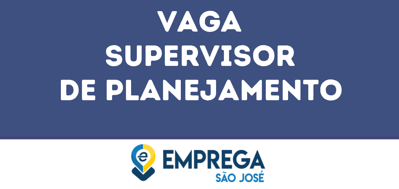 Supervisor De Planejamento-São José Dos Campos - Sp 21