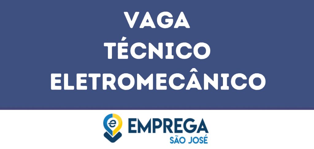 Técnico Eletromecânico-Jacarei - Sp 1