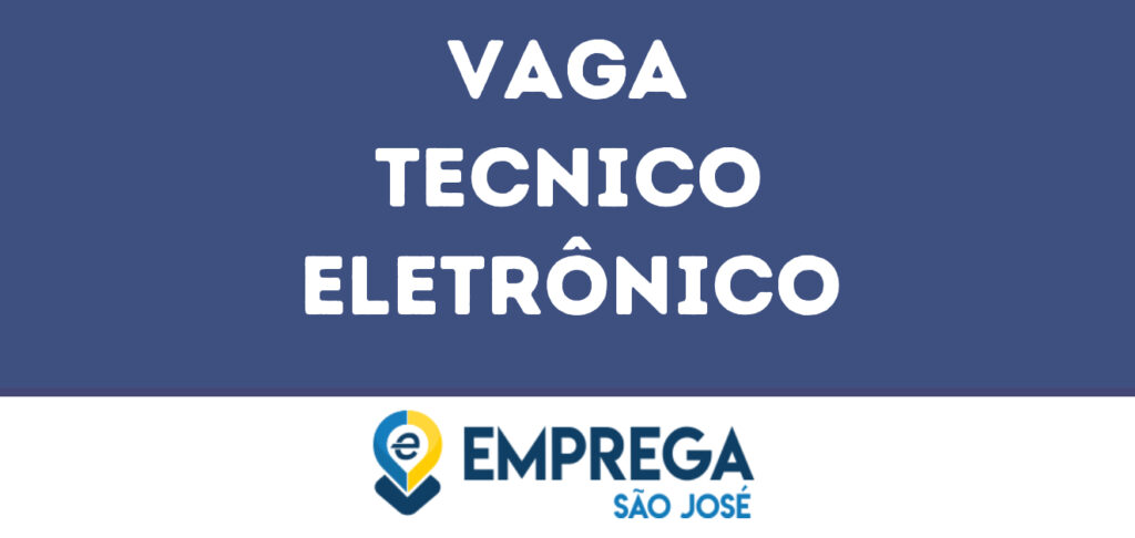 Tecnico Eletrônico-São José Dos Campos - Sp 1