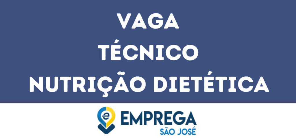 Técnico Nutrição Dietética-São José Dos Campos - Sp 1