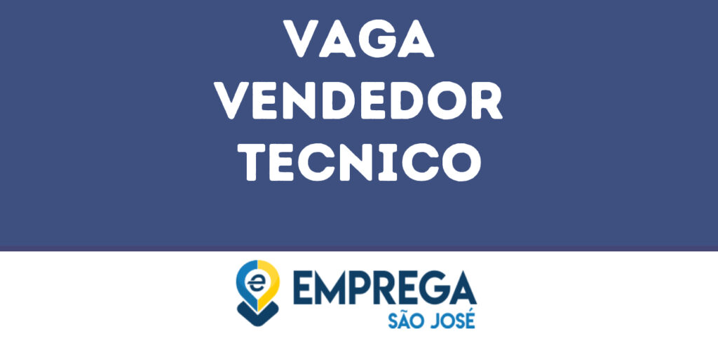 Vendedor Tecnico-São José Dos Campos - Sp 1
