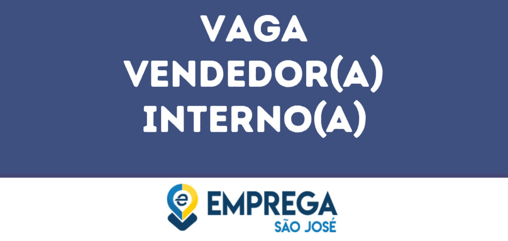Vendedor(A) Interno(A) -São José Dos Campos - Sp 1